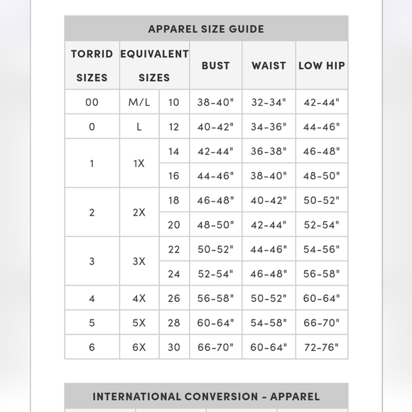 Torrid Scarlet Red Foxy Cami New Nwt 3x - Picture 11 of 11